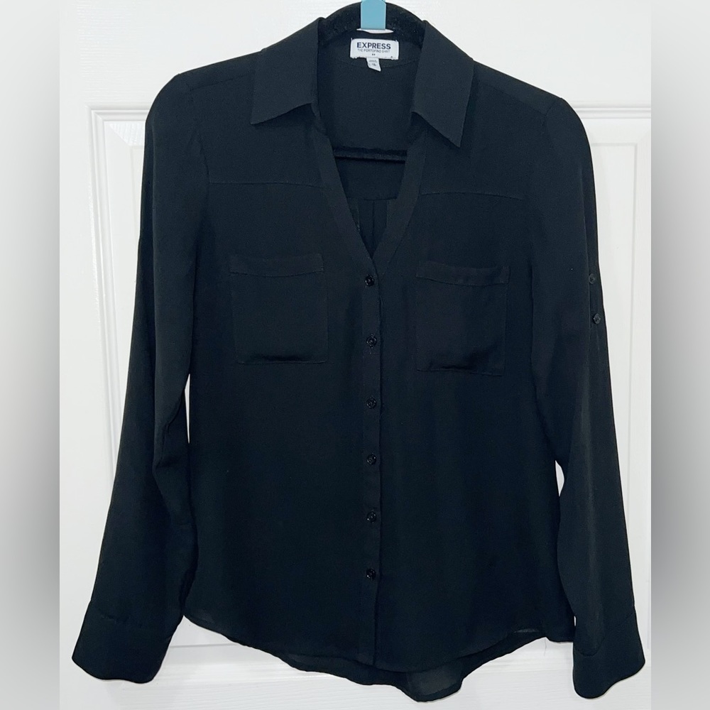 Express Black Womens blouse Size Small